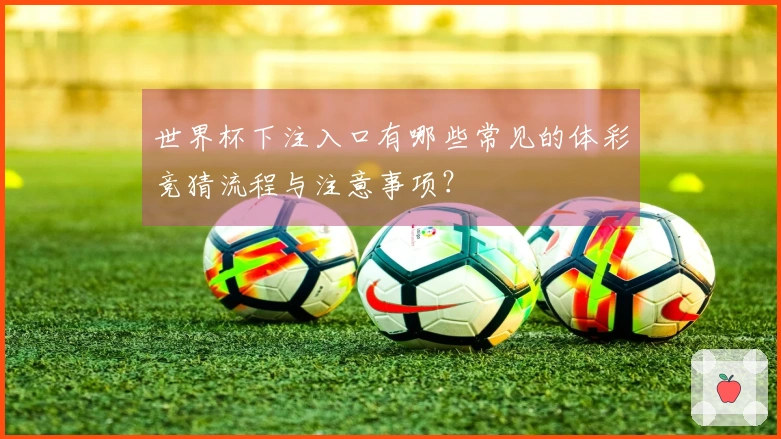 世界杯下注入口有哪些常见的体彩竞猜流程与注意事项？