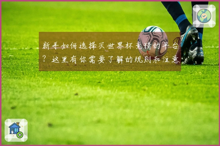 新手如何选择买世界杯竞猜的平台？这里有你需要了解的规则和注意事项