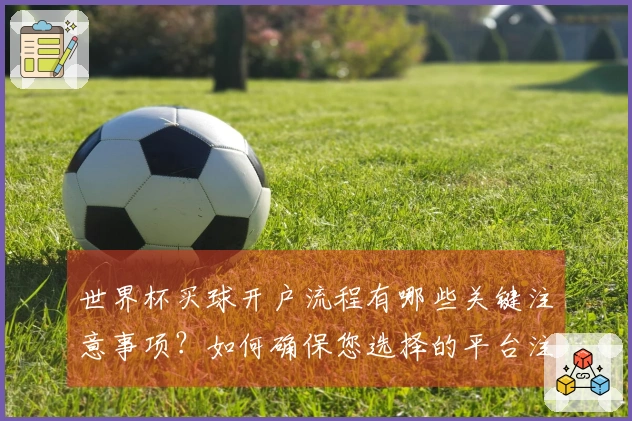 世界杯买球开户流程有哪些关键注意事项？如何确保您选择的平台注册安全？